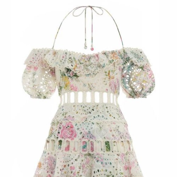 ZIMMERMANN / Heathers Off Shoulder Dress (LONG WEEKEND SALE/ one pc only) - Picture 4 of 12